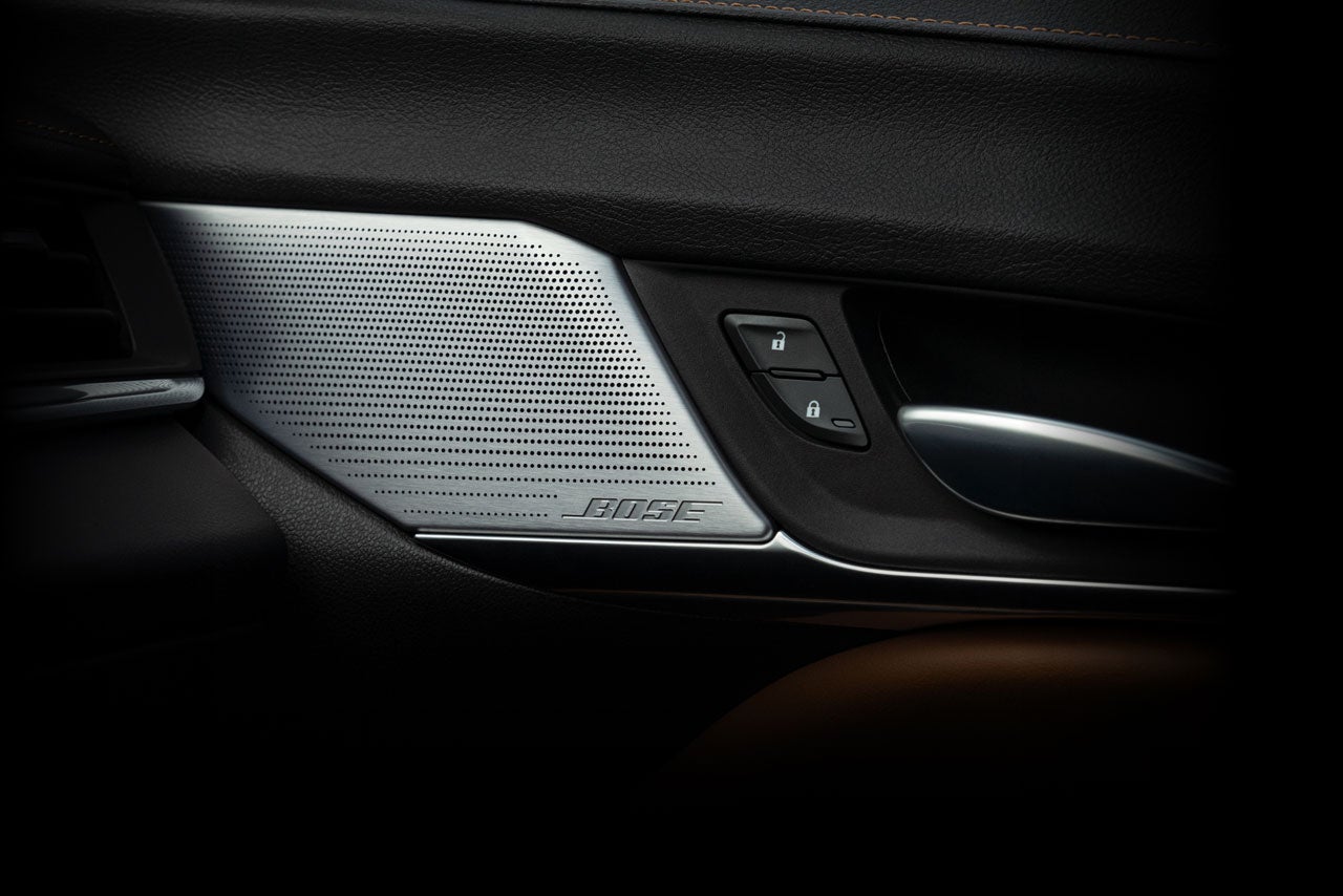 Close-up View of the Bose Speaker on a 2026 CT4 Door